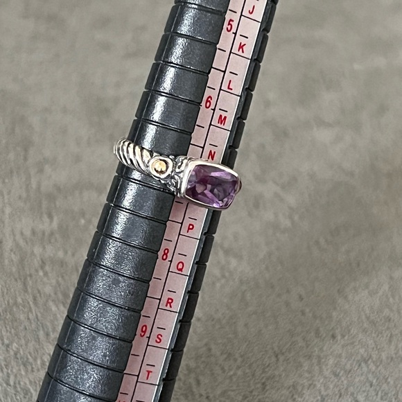 New Samuel B. Sterling Silver and18k gold Ring Size 7 - Picture 2 of 7